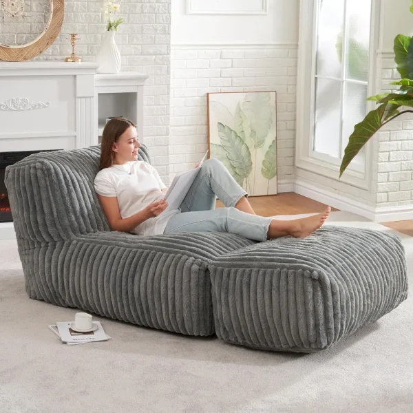 Big Bean Bag Sofa Chair – Memory Foam Seat